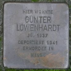 Stolperstein en memoria de Günter Löwenhardt