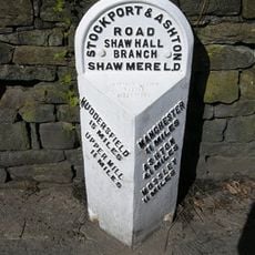 Milestone, ExYW W of Greenfield