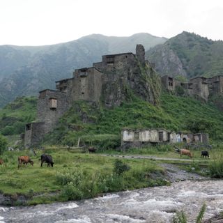 Shatili Medieval Village Fortress