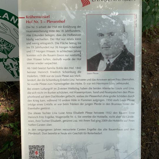 GLIEM Tafel 72 Hof Nr. 5 Plessenhof