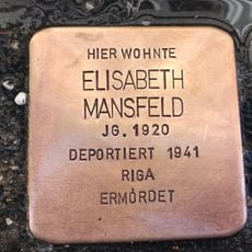 Stolperstein en memoria de Elisabeth Mansfeld