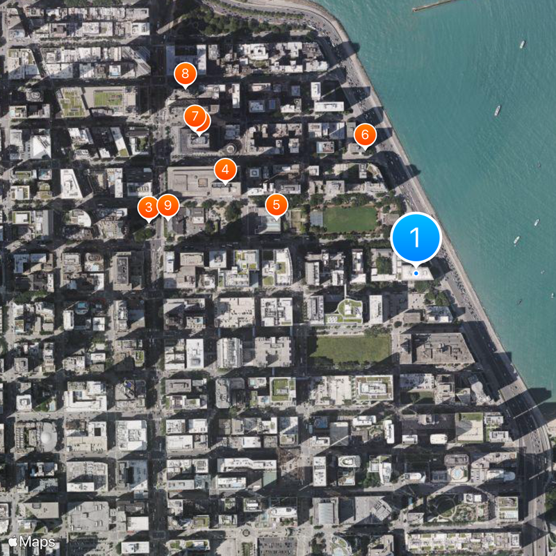 Feinberg School of Medicine Mappa