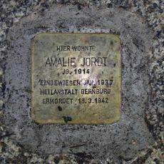 Stolperstein dedicated to Amalie Jordt