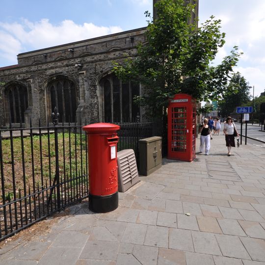 Telephone Kiosk Outside St Clement's Church