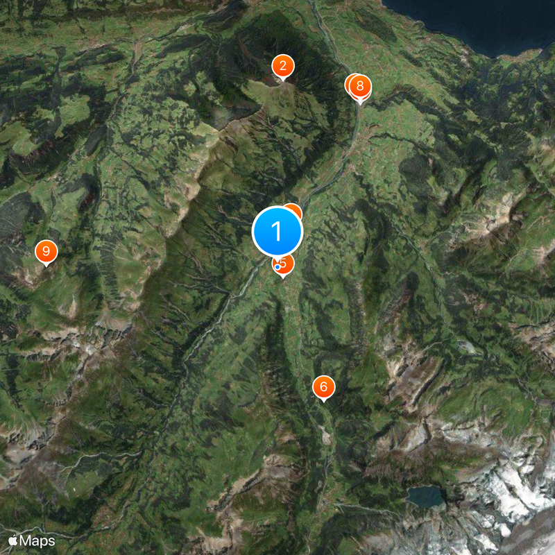 Lötschberg Base Tunnel Map
