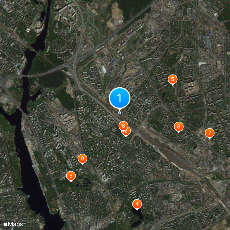 Khovrino District Mapa