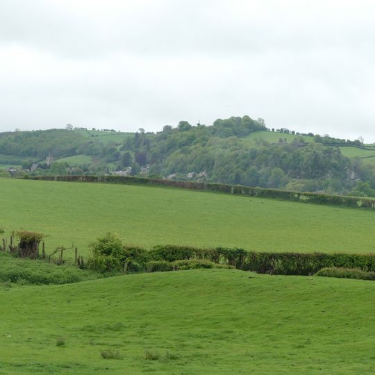 Offa's Dyke: section 2/3 mile long, N from southern boundary of Rownal Covert