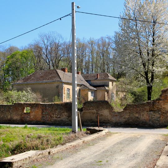 Bridge over the Grozowy near the chapel in Pielgrzymów