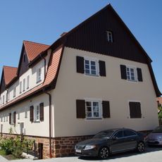 Mehrfamilienwohnhaus für die städtische Kleinsiedlung Schwabelweis
