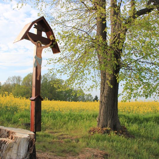 Wegkreuz am Feldweg südlich von Strohschütz
