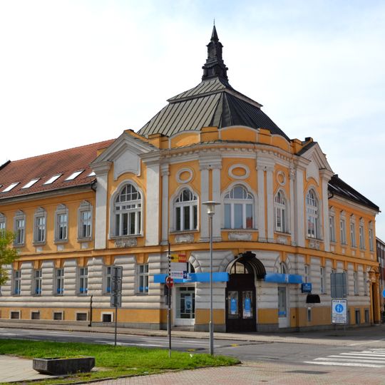 Banka, sídlo partizán. štábu, banka pamätná