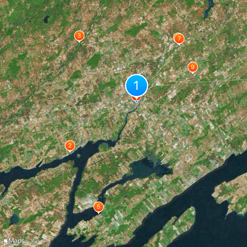 Greater Napanee Carte