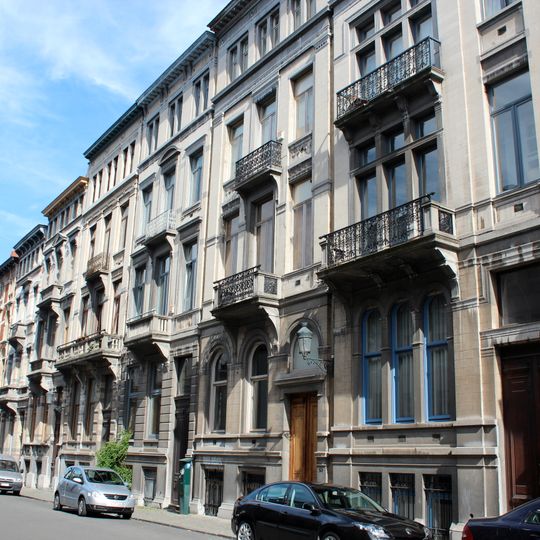 Geheel van eclectische huizen