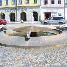 Kašna na náměstí Svobody v Žatci
