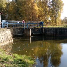 Lávka za stavidlem na začátku Degárky