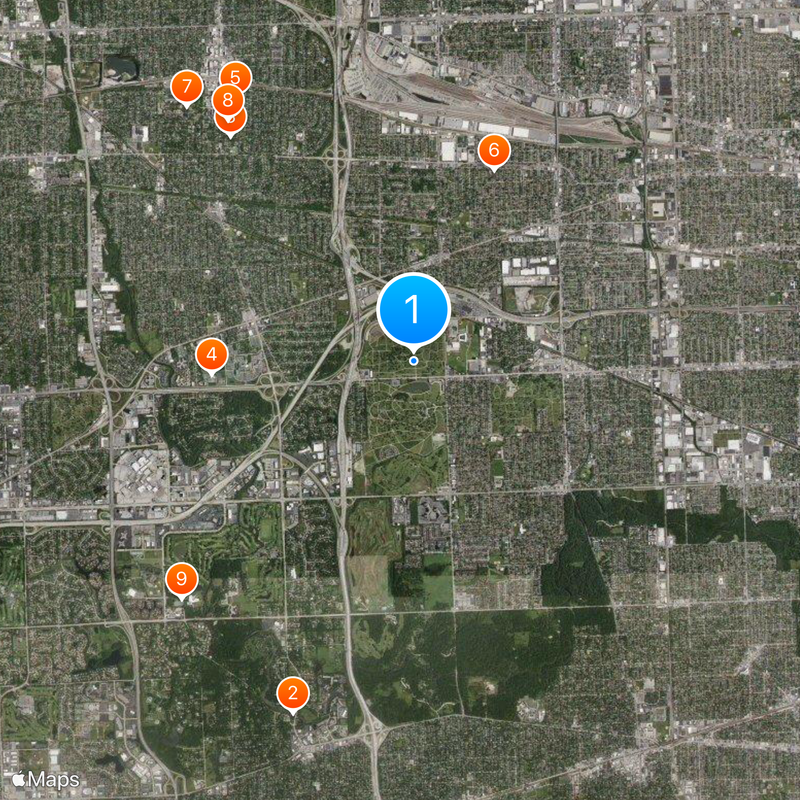 Mount Carmel Cemetery Map