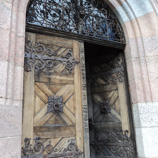 Door in the Cesvaine Manor