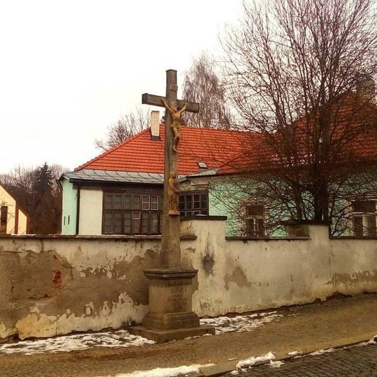 Kříž v Nežárecké ulici v Jindřichově Hradci