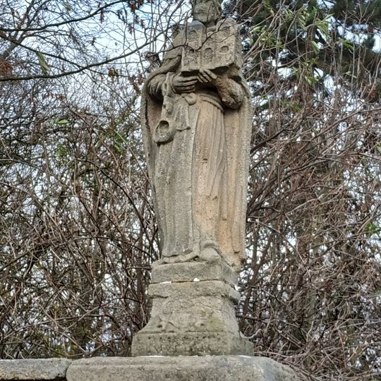 Socha blahoslavaného Hroznaty v  Krukanicích