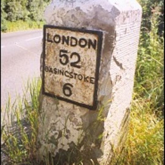 Milestone, Ashe Park, 200m W of entrance