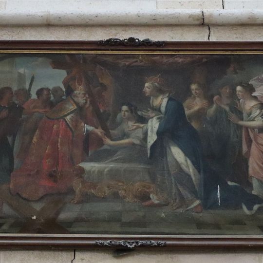 Guérison d'une malade touchant la Vraie Croix