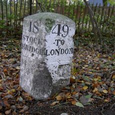 Milestone, Kempshot Park, near entrance to golf course