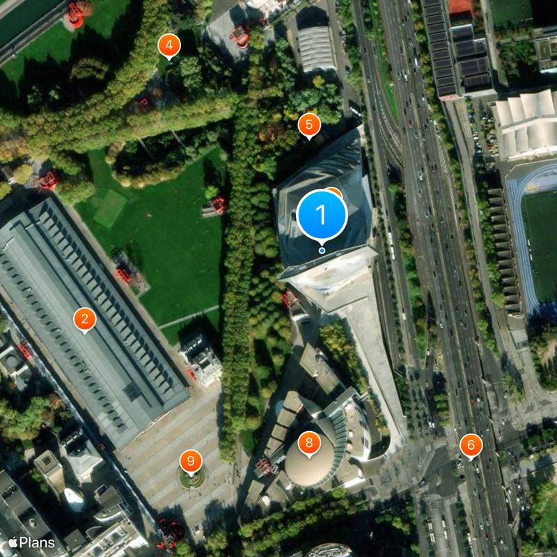 Philharmonie de Paris Mapa