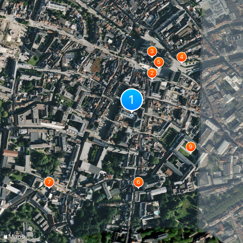 Katholieke Universiteit Leuven Map