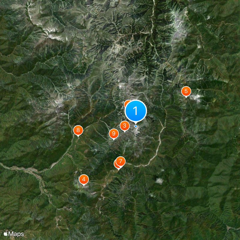 Karasawa Cirque Mappa