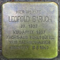 Stolperstein em memória de Leopold Baruch