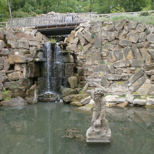 Waterfall in Kinského zahrada