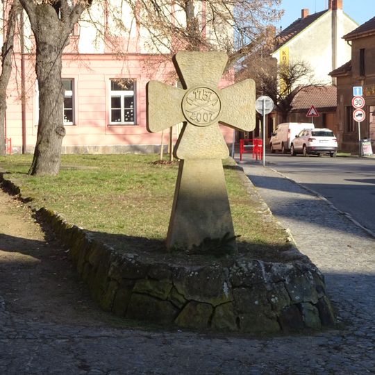 Kříž v Komenského ulici ve Staré Boleslavi
