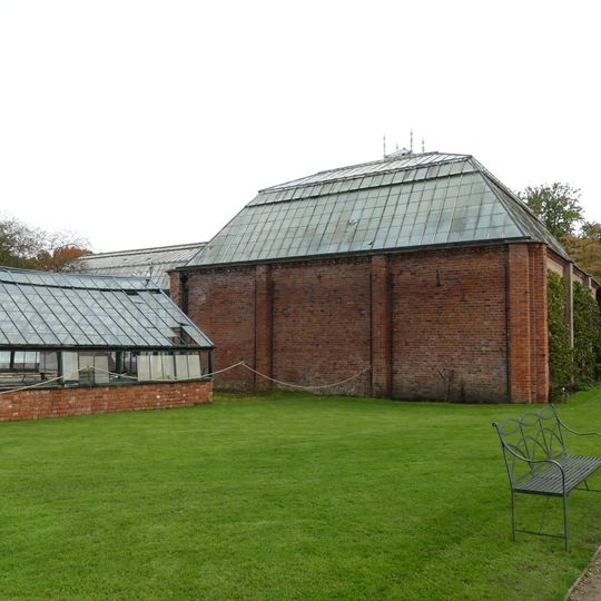 Palm House to west of Orangery