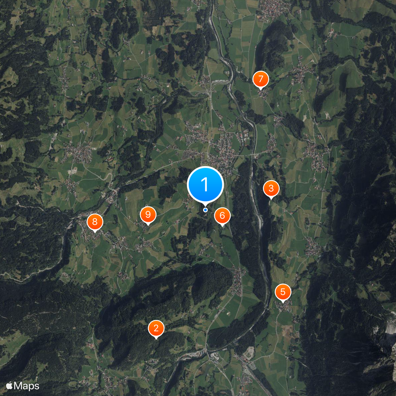Fischen im Allgäu Mapa