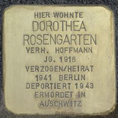 Stolperstein à la mémoire de Dorothea Rosengarten