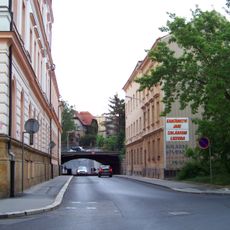 Železniční most přes Riegrovu ulici v Děčíně