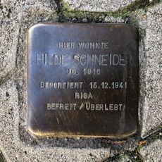 Stolperstein dedicated to Hilde Schneider