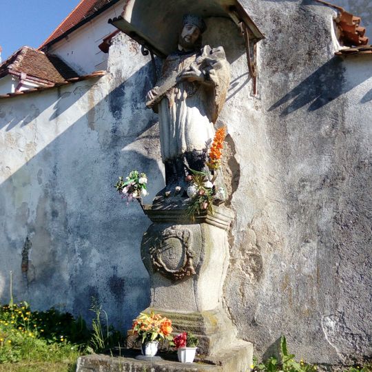 Socha sv. Jana Nepomuckého v Blansku u Kaplice