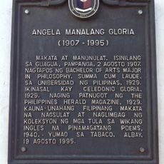 Angela Manalang Gloria historical marker
