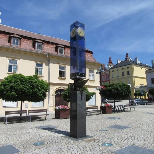 Hodiny ve Šternberku na Hlavním náměstí