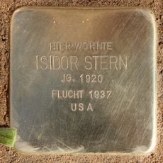 Stolperstein dedicated to Isidor Stern