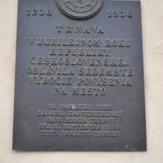 Radnica, tabuľa pamätná