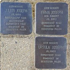 Stolperstein en memoria de Emma Joseph