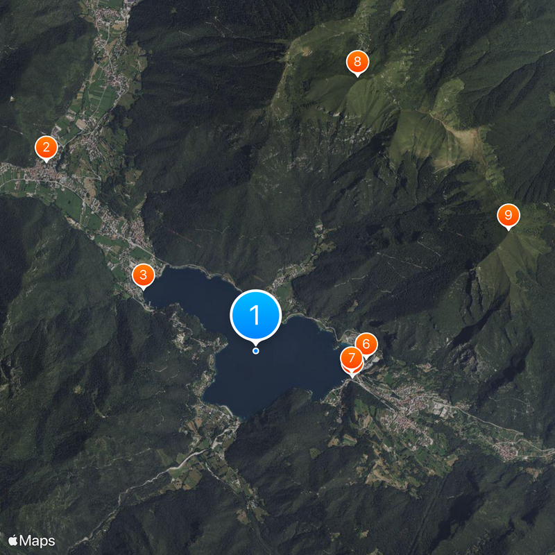 Lago di Ledro Map