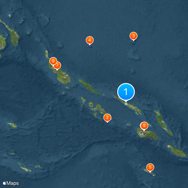 Solomon Islands Map