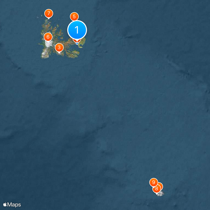 Port-aux-Français Mapa