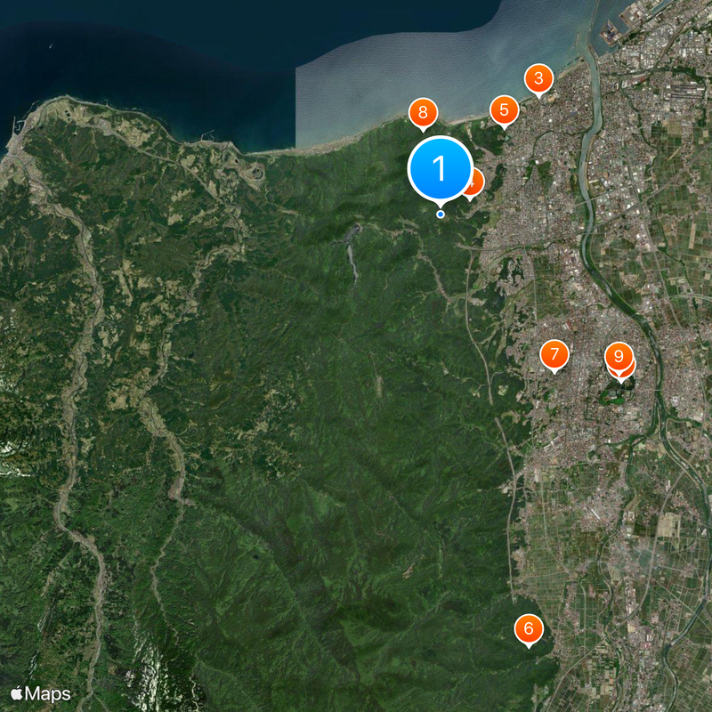 Kasugayama Castle Mapa