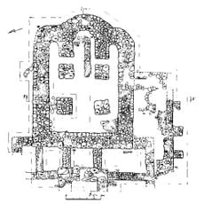 Дмитриевский собор (археологические остатки под реконструированным храмом) (Гдов)