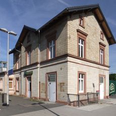 Station building Frankfurt Stadion