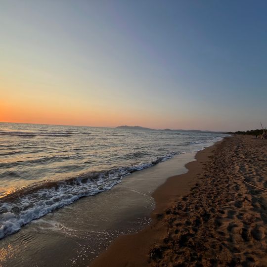 Het strand La Giannella